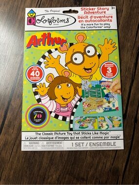 Arthur Colorforms Sticker Story Adventure Set (70th Anniversary Edition)
